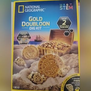 National Geographic Gold Doubloon Dig Kit & Dino Egg Kit